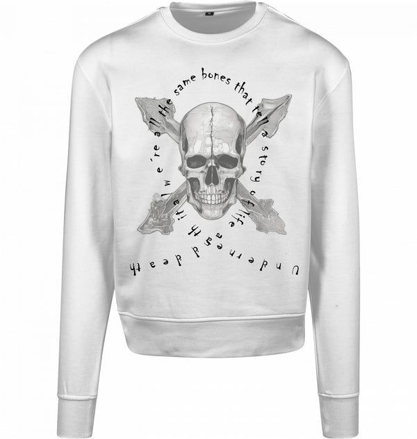 steadYYoung Oversize Crewneck Sweater Skull