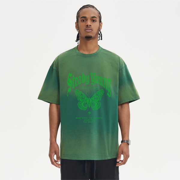 steadYYoung 260GSM Boxy Tie-dyed Tee STDY