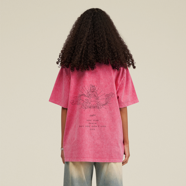 steadYYoung 285GSM Oversized Snow Wash Tee STDY
