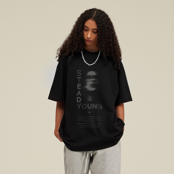 steadYYoung 425GSM Oversized Crew Neck Tee STDY