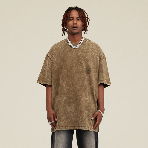 steadYYoung 285GSM Oversized Snow Wash Tee STDY