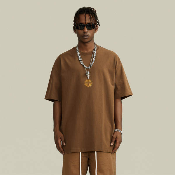 steadYYoung 285GSM Oversized Washed Crew Neck Tee Money