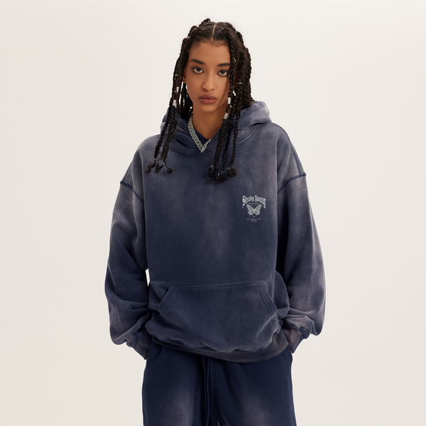 steadYYoung 400GSM Super Heavyweight Sun Faded Hoodie STDY
