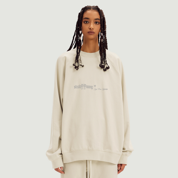 steadYYoung 380GSM Heavyweight Fleece-lined Sweatshirt LTV