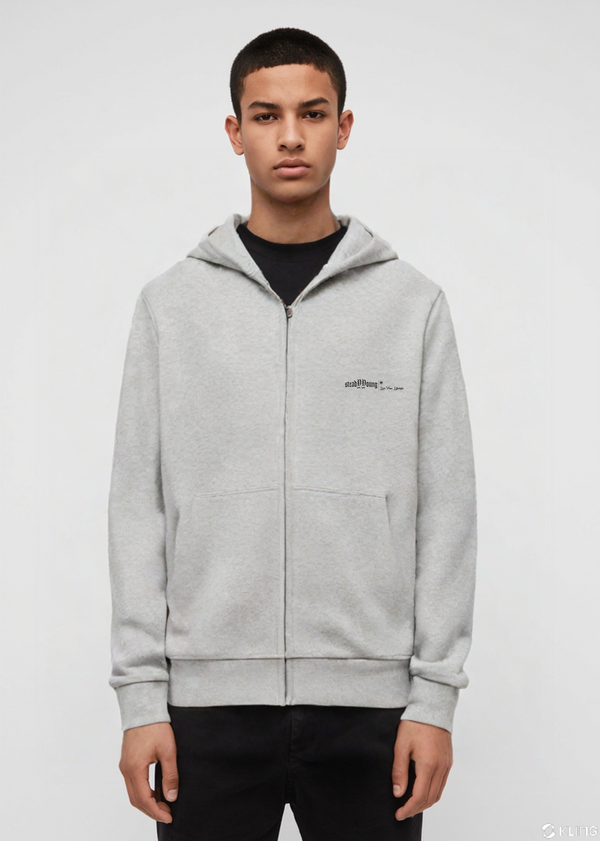 steadYYoung 430GSM Oversized Zipper Hoodie STDY