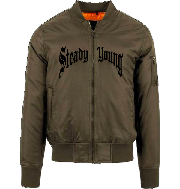 steadYYoung Bomber Jacket Skull