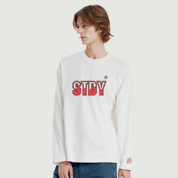steadYYoung 220GSM Crew Neck Long Sleeve Tee STDY