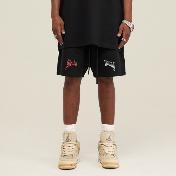 steadYYoung 425GSM Oversized Sweat Shorts STDY