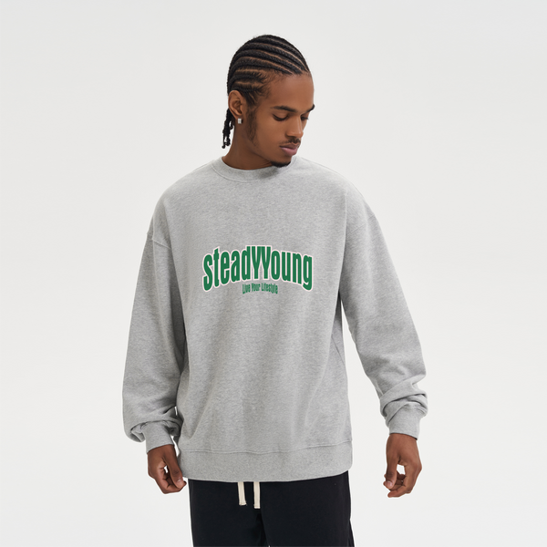 steadYYoung 370GSM Heavyweight Oversized Sweatshirt STDY